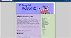 Desktop Screenshot of elblogdelrobotic.blogspot.com