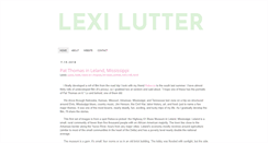 Desktop Screenshot of lexilutter.blogspot.com