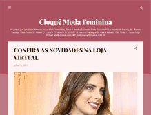 Tablet Screenshot of cloquemodafeminina.blogspot.com