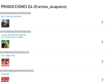 Tablet Screenshot of eventos-acapulco.blogspot.com