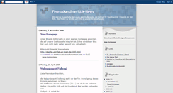 Desktop Screenshot of fennoskandinavisten.blogspot.com
