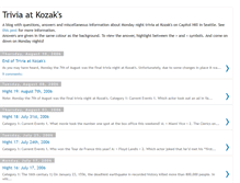 Tablet Screenshot of kozakstrivia.blogspot.com