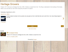 Tablet Screenshot of heritagegrowers.blogspot.com