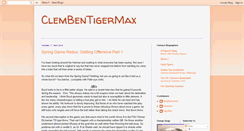Desktop Screenshot of clembentigermax.blogspot.com