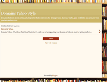 Tablet Screenshot of domains-yahoo-quick.blogspot.com