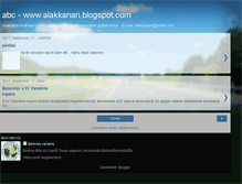 Tablet Screenshot of alakkanari.blogspot.com