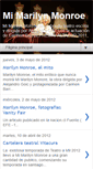 Mobile Screenshot of mimarilynmonroe.blogspot.com