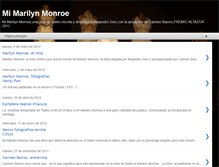 Tablet Screenshot of mimarilynmonroe.blogspot.com