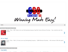 Tablet Screenshot of contestsg.blogspot.com