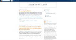 Desktop Screenshot of analysisoffailure.blogspot.com