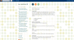 Desktop Screenshot of an-antidote.blogspot.com