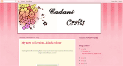 Desktop Screenshot of cadanicrafts.blogspot.com