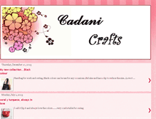 Tablet Screenshot of cadanicrafts.blogspot.com