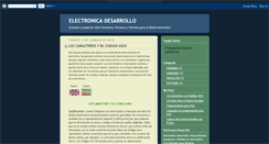 Desktop Screenshot of electronicadesarrollo.blogspot.com