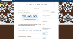 Desktop Screenshot of managinghismoney.blogspot.com