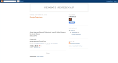 Desktop Screenshot of georgesegerman.blogspot.com