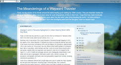 Desktop Screenshot of meanderingtraveler.blogspot.com