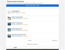 Tablet Screenshot of indonesia-tourismm.blogspot.com