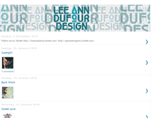Tablet Screenshot of leeanndufour.blogspot.com
