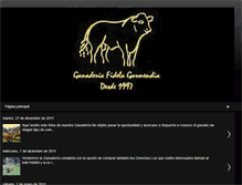 Tablet Screenshot of ganadolimousin.blogspot.com