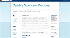 Desktop Screenshot of calebsmountainmemorial.blogspot.com