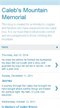Mobile Screenshot of calebsmountainmemorial.blogspot.com