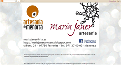 Desktop Screenshot of mariajanerartesania.blogspot.com