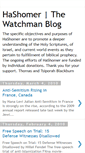 Mobile Screenshot of hashomerblog.blogspot.com