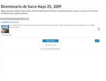 Tablet Screenshot of bicentenariosucre.blogspot.com
