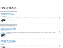 Tablet Screenshot of ford-model-cars.blogspot.com