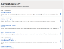 Tablet Screenshot of chrisdaish.blogspot.com