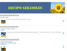 Tablet Screenshot of equipogirasoles.blogspot.com