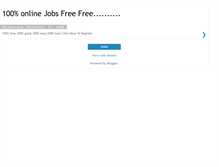 Tablet Screenshot of freefreeonlinejobs.blogspot.com