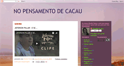 Desktop Screenshot of nopensamentodecacau.blogspot.com