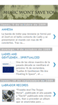 Mobile Screenshot of musicwontsaveyou.blogspot.com