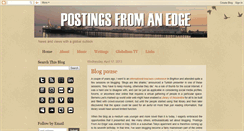 Desktop Screenshot of postingsfromanedge.blogspot.com