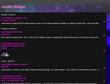 Tablet Screenshot of justinbieberville.blogspot.com