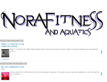 Tablet Screenshot of norafitness.blogspot.com