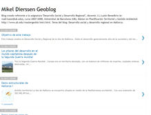Tablet Screenshot of mikeldierssen-geoblog.blogspot.com