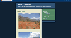 Desktop Screenshot of mariahsadventures-africa.blogspot.com