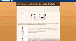 Desktop Screenshot of keracareproducts.blogspot.com