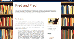 Desktop Screenshot of fredandfred.blogspot.com