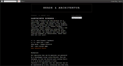 Desktop Screenshot of herdeundarchitektur.blogspot.com