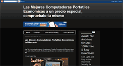 Desktop Screenshot of lasmejoreslaptoseconomicasdehoy.blogspot.com