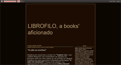Desktop Screenshot of librofilo.blogspot.com