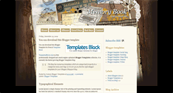 Desktop Screenshot of memorybook-templatesblock.blogspot.com