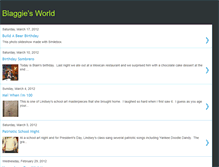 Tablet Screenshot of blaggiesworld.blogspot.com