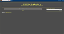 Desktop Screenshot of munkababaval.blogspot.com