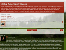 Tablet Screenshot of globalamericanvalues.blogspot.com