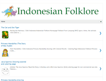 Tablet Screenshot of indonesianfolklore.blogspot.com